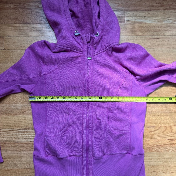 Zella Moon Dust Hooded Zip Front Jacket Hoodie Pink/Purple, L - Picture 12 of 13
